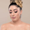 Q.FIONA- triangle chandelier luxury bridal drop earrings - My Roial Ears LTD