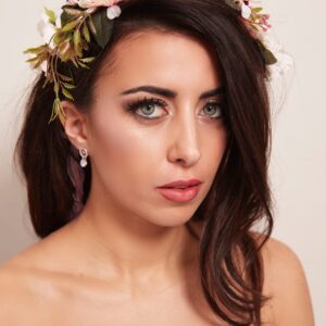 Queen Faith- a floral arrangement crown - My Roial Ears LTD