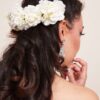 Queen Avril- white rose floral crown headband - My Roial Ears LTD