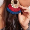 Lantana- Extravagant Tassel Hoop Earrings - My Roial Ears LTD