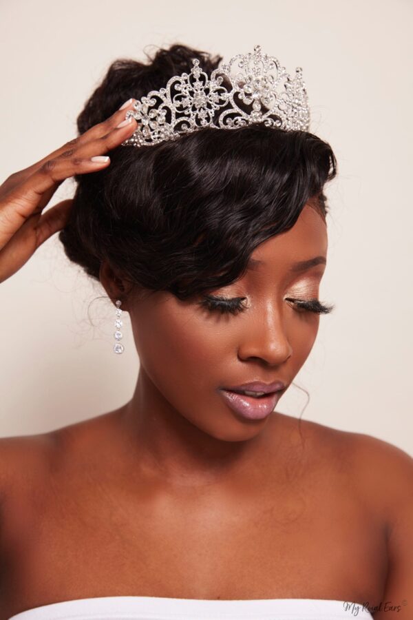 Queen Rachel- classical silver stunning tiara - My Roial Ears LTD