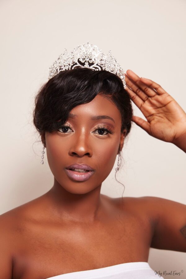 Queen Rachel- classical silver stunning tiara - My Roial Ears LTD