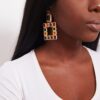 Carnation- multi colour drop earrings - My Roial Ears LTD