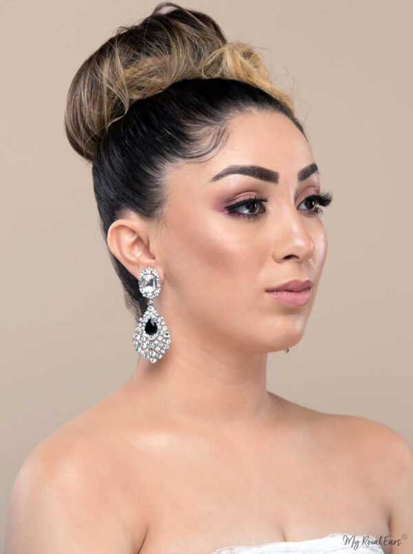 Q.JANE- luxury bridal baroque vintage statement earrings - My Roial Ears LTD