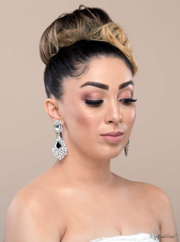 Q.JANE- luxury bridal baroque vintage statement earrings - My Roial Ears LTD