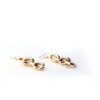 Atlas- gold plated impressive chain drop earrings - My Roial Ears LTD