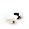 Hermes- gold plated oval statement stud earrings - My Roial Ears LTD