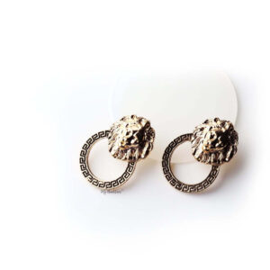 Apollo- lion shape statement stud - My Roial Ears LTD