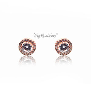 Beverly P- rose gold stud - My Roial Ears LTD