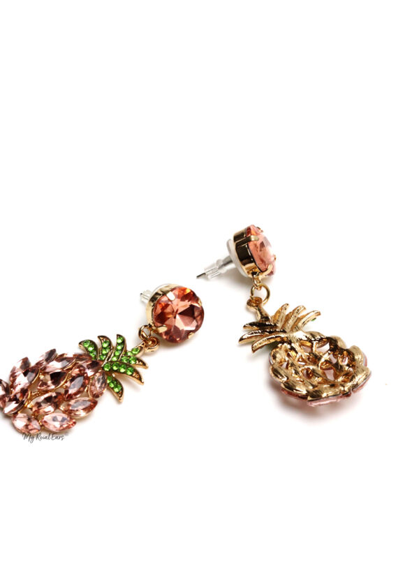 Vitella H- pineapple drop embellished earrings - Image 5
