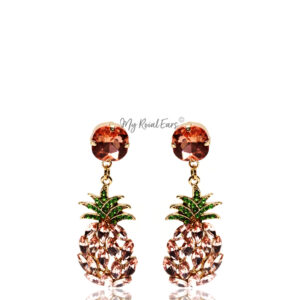Vitella H- pineapple drop embellished earrings