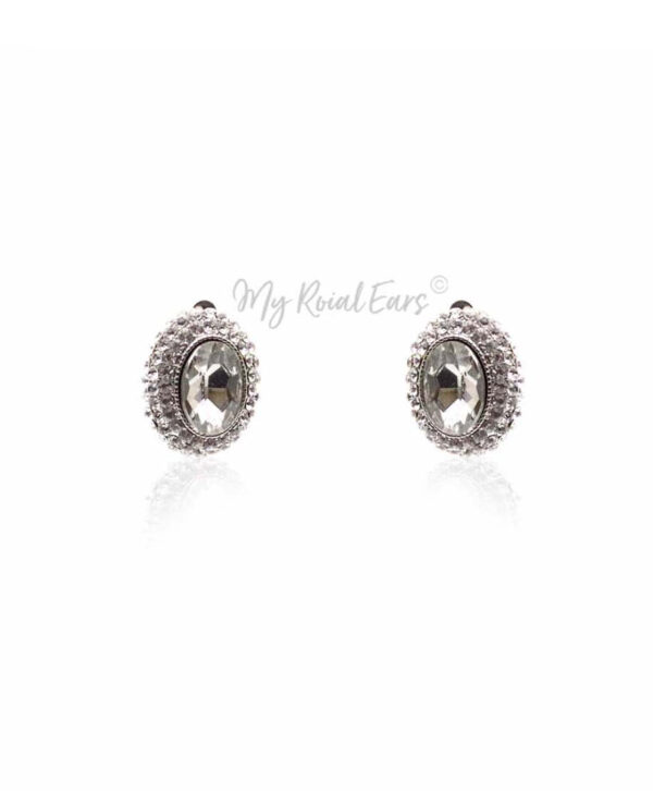 Q.Merida-lavish statement clip-on bridal stud earrings - My Roial Ears LTD